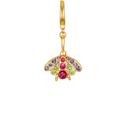 The Rainbow Wings Charm / 18K Gold Plated view 1