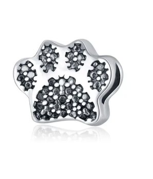 The Silver Paw Charm / Alloy - Nina Kane Jewellery