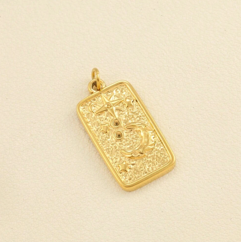 The Starlit Tarot Charm / 18K Gold Plated