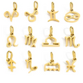 The Star Sign Charms / 18K Gold Plated view 1