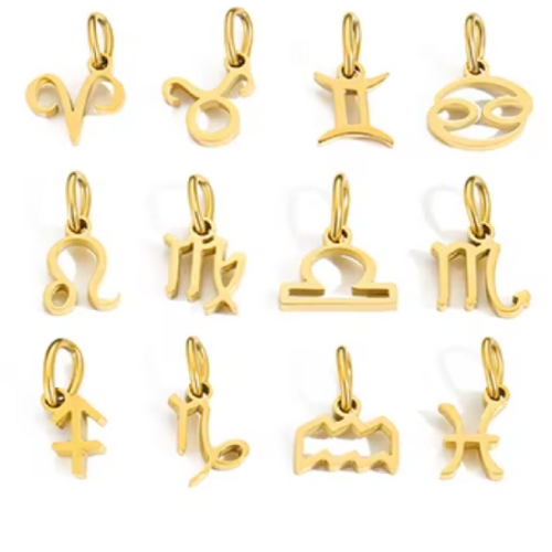 The Star Sign Charms / 18K Gold Plated