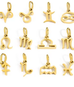 The Star Sign Charms / 18K Gold Plated - Nina Kane Jewellery