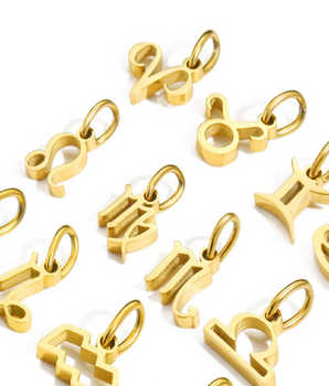 The Star Sign Charms / 18K Gold Plated - Nina Kane Jewellery