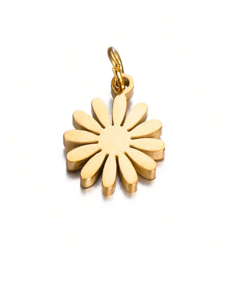 The Metal Daisy Charms / Stainless Steel