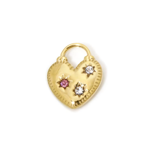 The Luxe Heart Heirloom Charms / 18K Gold Plated