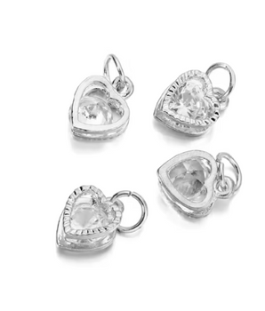 Assorted Crystal Charms / Stainless Steel - Nina Kane Jewellery