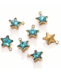 Crystal Star Charms / 18K Gold Plated view 5