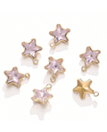 Crystal Star Charms / 18K Gold Plated view 3