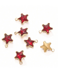 Crystal Star Charms / 18K Gold Plated view 6