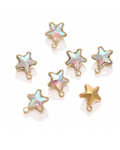 Crystal Star Charms / 18K Gold Plated view 4