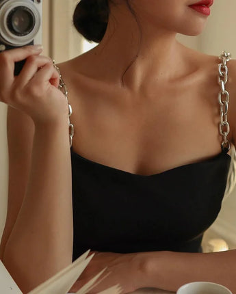 The "Chain Link" Midi Dress - Nina Kane Jewellery