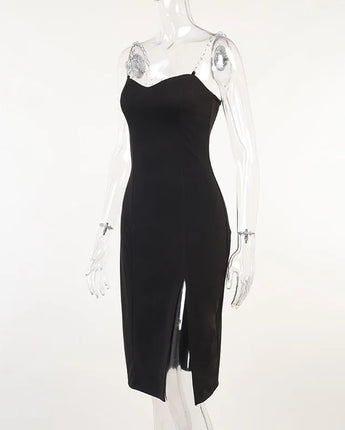 The "Chain Link" Midi Dress - Nina Kane Jewellery