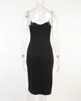 The "Chain Link" Midi Dress - Nina Kane Jewellery