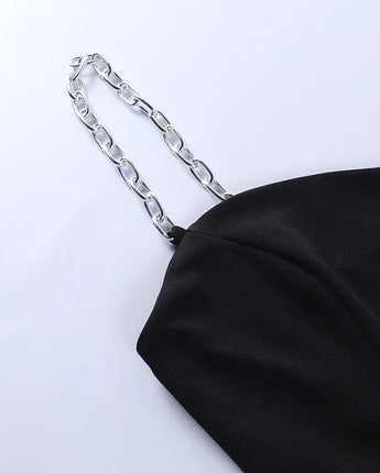 The "Chain Link" Midi Dress - Nina Kane Jewellery