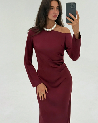 The Miranda Off Shoulder Dress - Nina Kane Jewellery