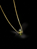 Samira Green Balance Necklace / 18K Gold Plated view 2