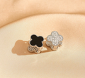 Astoria Double Sided Clover Earrings view 4
