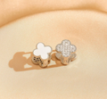 Astoria Double Sided Clover Earrings view 6