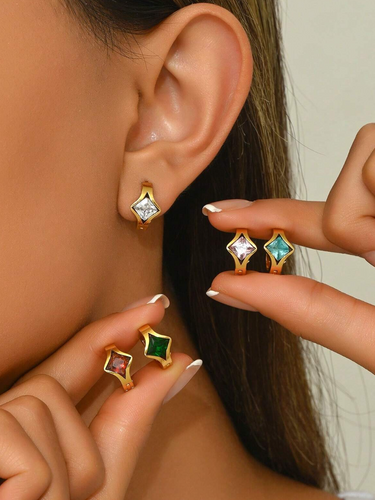 The Riviera Bold Hoops / 18K Gold Plated - Nina Kane Jewellery