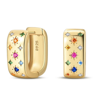 Amaya Star Studded Earrings / 925 Sterling Silver - Nina Kane Jewellery