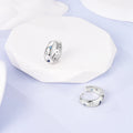 Fatima Celestial Chunky Hoops / 925 Sterling Silver view 2
