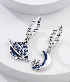 Orla Celestial Earrings / 925 Sterling Silver - Nina Kane Jewellery