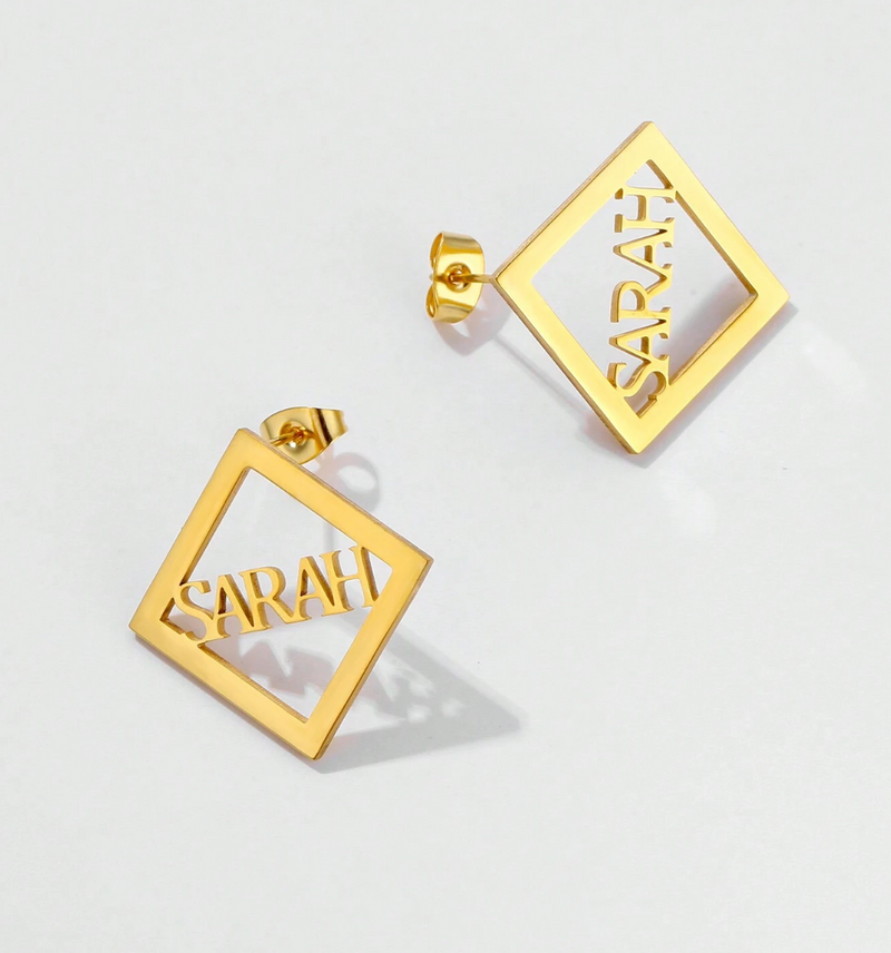 Sarah Customised Stud Earrings