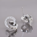 Birkley Roman Earrings / Titanium Steel view 3