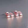 Niesha Rainbow Screw Studs / Stainless Steel view 4