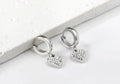 Ramsey Heart Huggie Earrings / 14K Gold Plated view 2