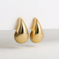 Romaine Chunky Drop Earrings / Stainless Steel view 2