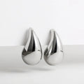 Romaine Chunky Drop Earrings / Stainless Steel view 3