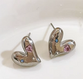 The Gilded Heart Earrings view 2
