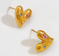 The Gilded Heart Earrings view 1