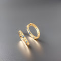 Althea Starry Sky Hoop Earrings / 925 Sterling Silver view 8