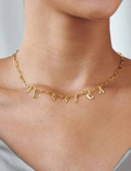 Donatella Personalised Paperclip Necklace view 4