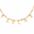 Donatella Personalised Paperclip Necklace view 1