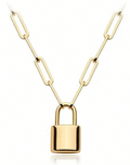 Leslie Personalised Padlock Necklace view 5