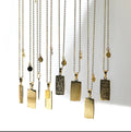Atlantis Irregular Shape Zodiac Pendants / 18K Gold Plated view 2