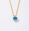 Deborah Zirconia Heart Pendants / Stainless Steel view 1