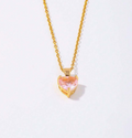 Deborah Zirconia Heart Pendants / Stainless Steel view 2