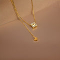 Gabriella Box Pendants / Stainless Steel view 3