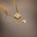 Gabriella Box Pendants / Stainless Steel view 4