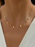 Alicia Clover & Zircon Necklace view 2