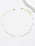 Alicia Clover & Zircon Necklace view 5