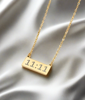 Angel Number 11:11 Necklace / Stainless Steel - Nina Kane Jewellery