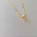 Carina Vintage Butterfly Necklace / Stainless Steel view 6