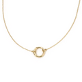 Celeste Lock Charm Necklace view 1