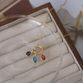 Celeste Lock Charm Necklace view 2