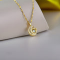Collette Moon Heart Pendant / Stainless Steel view 5